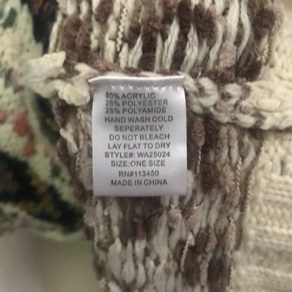 Golden Tote Lulumari Cozy Cardigan in Ivory Multi - Picture 6 of 6